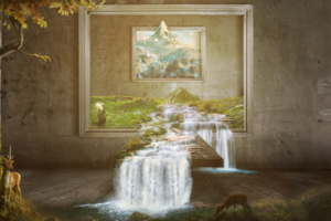 Waterfall Paint133244529 300x200 - Waterfall Paint - Waterfall, Pegasus, Paint
